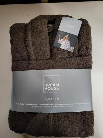 Dreamhouse Teddy Badjas Antraciet S/M beschikbaar voor biedingen