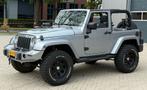 JEEP WRANGLER JK 3.6 V6 284PK RUBICON EDITION HARD/SOFTTOP, Auto's, Jeep, Stof, Zwart, 4 stoelen, Bedrijf