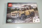 Lego Technic 42110 Defender reparatie setjes boekje, Ophalen of Verzenden, Gebruikt, Losse stenen, Lego