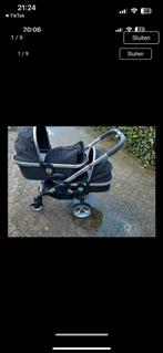 Dubbele kinderwagen zie foto merk i candy, Kinderen en Baby's, Kinderwagens en Combinaties, Ophalen, Zo goed als nieuw, Overige merken