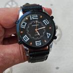 Heren horloge collectie, Overige merken, Staal, Ophalen of Verzenden, Leer