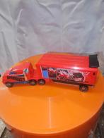 Hot Wheels Rode Vrachtwagen met oplegger, Kinderen en Baby's, Speelgoed | Speelgoedvoertuigen, Ophalen of Verzenden, Gebruikt