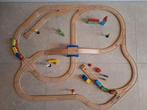 Houten treinbaan startset of uitbreidingsset, Ophalen of Verzenden, Zo goed als nieuw