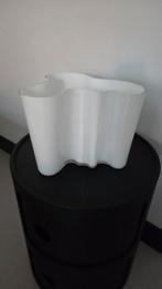 Iittala Aalto Vaas opaal wit 160mm 16 cm, Ophalen, Gebruikt, Wit, Aardewerk of Porselein