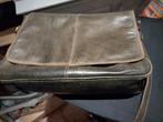 leren tas afmetingen zijn 40x30cm, Ophalen of Verzenden, Zo goed als nieuw, Bruin, Leer