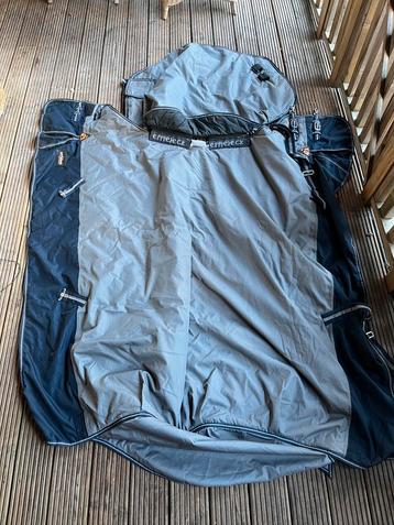Regendeken met hals maat 195 400 gram beschikbaar voor biedingen