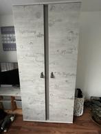 Kinderkledingkast met vliegtuig thema grijs, Ophalen, 50 tot 70 cm, 90 tot 105 cm, 100 cm of meer