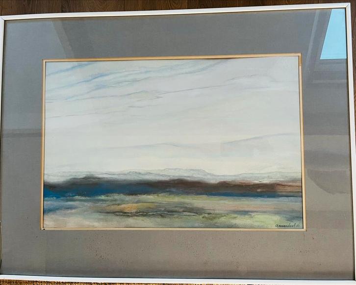 Schilderij Martin Rouwendaal 1982 - Gesigneerd & Ingelijst, Antiek en Kunst, Kunst | Overige Kunst, Ophalen of Verzenden