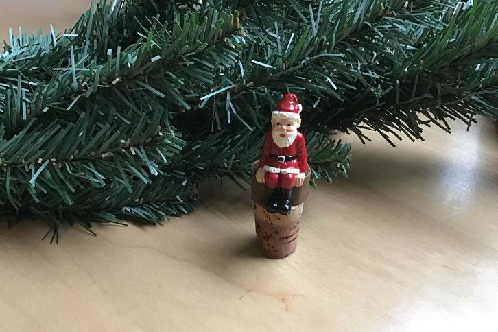 Flessenstop kerstman, Diversen, Kerst, Gebruikt, Ophalen of Verzenden