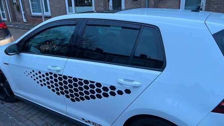 Zijwindschermen vw raamspoilers donker visors oa Golf Up, Auto diversen, Auto-accessoires, Nieuw, Ophalen of Verzenden