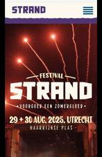 Festival Strand zaterdag 30 augustus twee kaarten, Twee personen