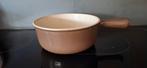 Creuset 22 cm bruin voor decoratie, Ophalen of Verzenden, Gebruikt, Gietijzer, Koekenpan of Braadpan