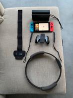 Nintendo Switch Console + Ring Fit Adventure accessoires, Spelcomputers en Games, Spelcomputers | Nintendo Switch, Ophalen, Zo goed als nieuw