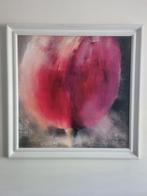 Abstracte Bloemschilderij, Antiek en Kunst, Kunst | Schilderijen | Abstract, Ophalen of Verzenden