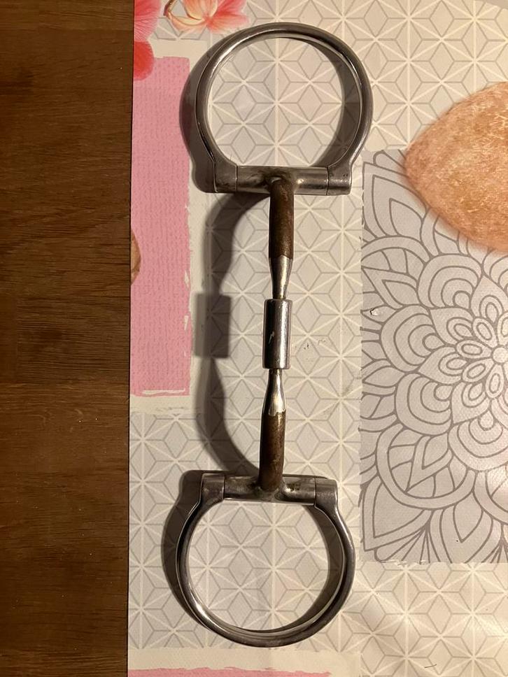 Myler level 1 bit, 13,5 cm., Dieren en Toebehoren, Paarden en Pony's | Hoofdstellen en Tuigage, Gebruikt, Western, Ophalen of Verzenden