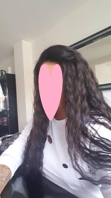 Braziliaanse Haar Bundels - 75/80cm - Donker bruin - Slag beschikbaar voor biedingen