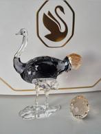 Struisvogel + ei van Swarovski , in nieuwstaat, compleet, Verzamelen, Swarovski, Ophalen of Verzenden, Zo goed als nieuw, Figuurtje