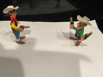  Vintage Dargaud Schleigh figuren Lucky Luke en Joe Dalton   beschikbaar voor biedingen
