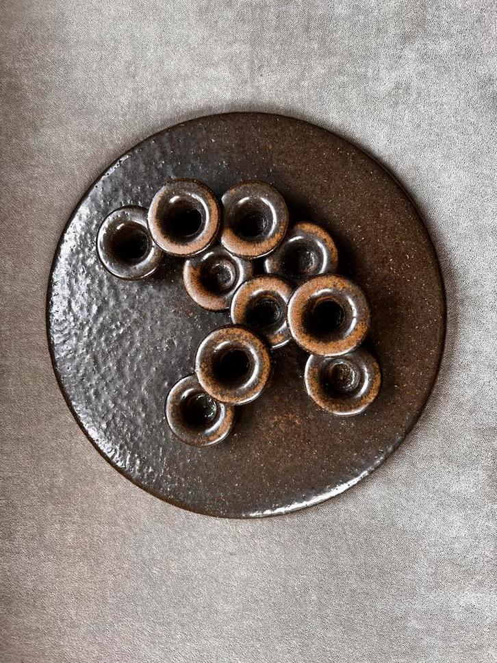 Vintage Rudi Stahl Keramiek Plateau, Antiek en Kunst, Antiek | Keramiek en Aardewerk, Ophalen of Verzenden