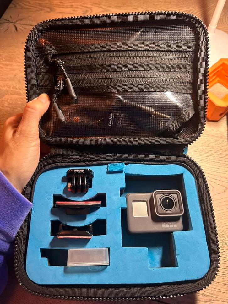 GoPro Hero 5 Black – Complete set met extra’s, Audio, Tv en Foto, Drones, Zo goed als nieuw, Ophalen of Verzenden