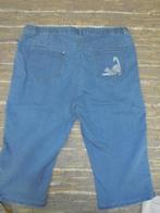 jeans driekwart maat 50 met steentjes afbeelding, Ophalen of Verzenden, Zo goed als nieuw, Blauw, Broek of Spijkerbroek