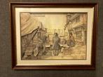 Anton Pieck 3 D uitgesneden . 58/5 x 45 cm., Ophalen of Verzenden