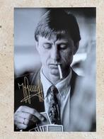 Org z/w foto Johan Cruijff + handtekening 06-04-1987, Verzamelen, Verzenden, Nieuw, Ajax, Poster, Plaatje of Sticker