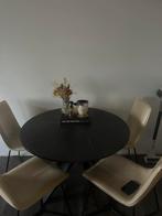 IKEA mariedamm tafel met stoelen, Ophalen, Rond, Zo goed als nieuw, Vier personen