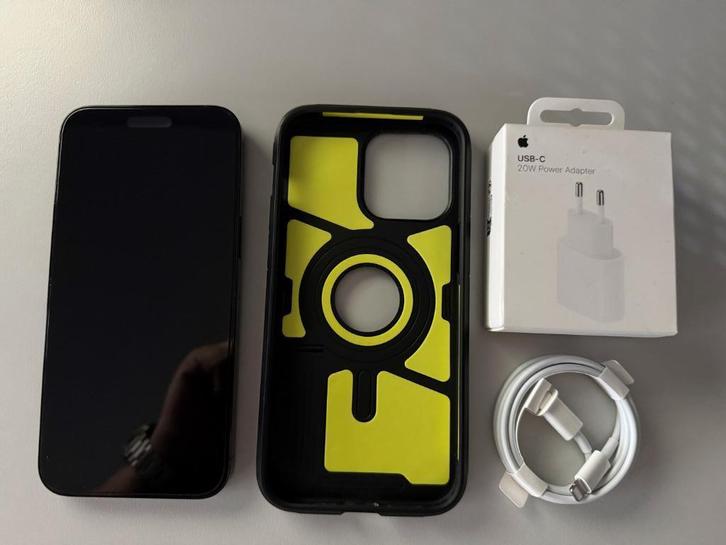 Apple iPhone 14 Pro Max - 1TB - Spacezwart, Telecommunicatie, Mobiele telefoons | Apple iPhone, Zo goed als nieuw, 1 TB, Zonder abonnement