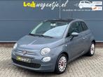Fiat 500 0.9 TwinAir Turbo Lounge *cruise control *airco, Voorwielaandrijving, Gebruikt, Zwart, Leder en Stof