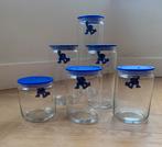 Originele Set Alessi Gianni Glazen Voorraadpotten, Huis en Inrichting, Ophalen, Gebruikt