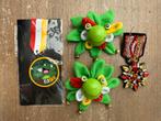 Oeteldonk emblemen 4 stuks, Ophalen of Verzenden, Zo goed als nieuw, Carnaval