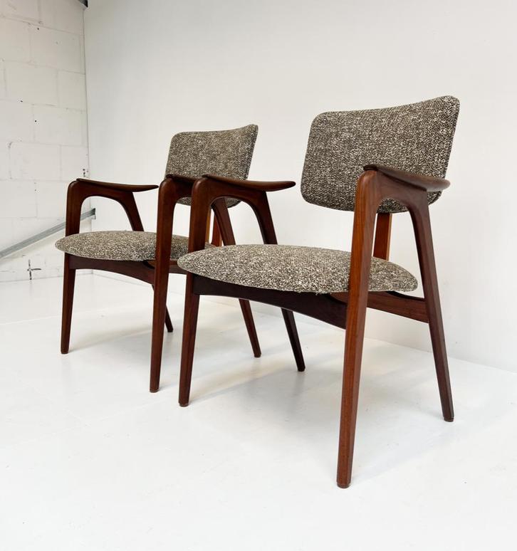 FT14 fauteuil van Cees Braakman voor Pastoe (los), 1960’s, Huis en Inrichting, Fauteuils, Gebruikt, Hout, Stof, 50 tot 75 cm, Minder dan 75 cm
