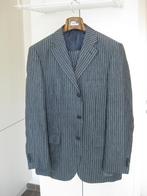 Nieuw Linnen Kostuum Blauw met Streepje Maat 50, Kleding | Heren, Kostuums en Colberts, Ophalen of Verzenden, Nieuw, Maat 48/50 (M)