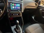 Volkswagen Polo 1.0 TSI Highline Carplay DSG 2017 Parkeersen, Gebruikt, Euro 6, Blauw, Bedrijf