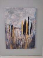 Abstract schilderij 'de verdeling' 40x60cm, Antiek en Kunst, Ophalen of Verzenden