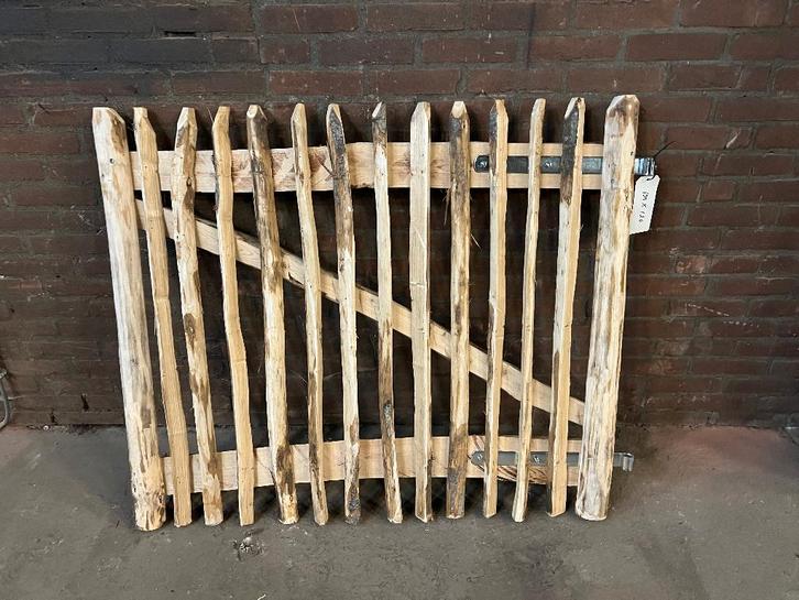 Kastanje tuinpoort Tuinpoort  toegangspoort KORTING **, Tuin en Terras, Tuinpoorten, Nieuw, Draaipoort, Hout, 150 tot 200 cm, 200 cm of meer