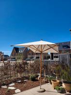 Parasol met voet en beschermhoes, Tuin en Terras, Parasols, Ophalen, Gebruikt, Overige typen