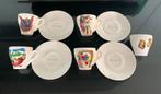 Design Espresso kopjes en schotels (beautiful people), Ophalen of Verzenden