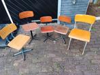5 oude schoolstoeltjes, Ophalen, Zo goed als nieuw, Stoel(en)