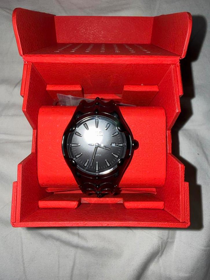 Diesel Vert Herenhorloge - Zwart Staal, Sieraden, Tassen en Uiterlijk, Horloges | Heren, Nieuw, Polshorloge, Overige merken, Staal