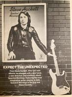 Paginagrote A3 advertentie STEVE HACKETT Spectral Mornings, Cd's en Dvd's, Ophalen of Verzenden