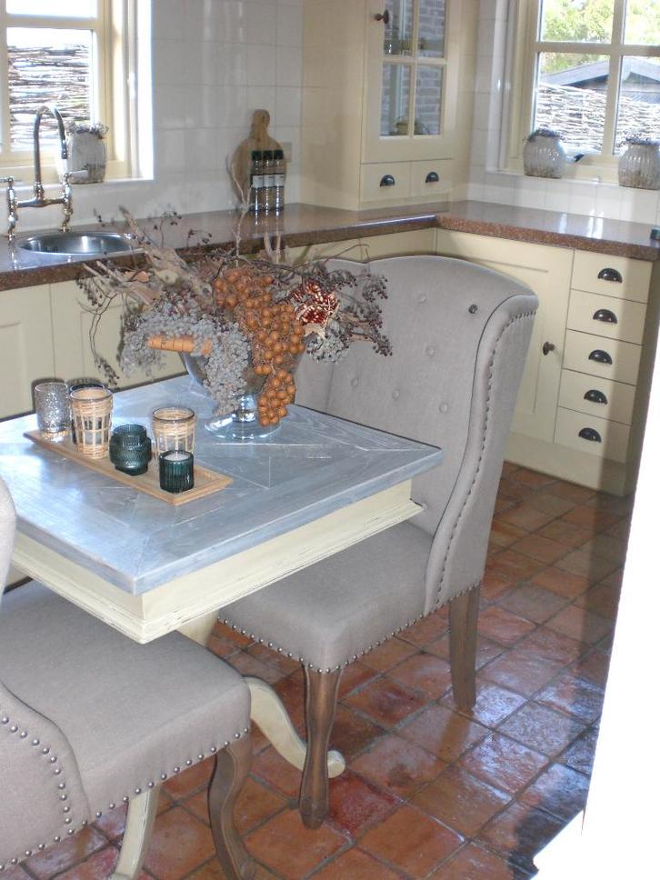 Nieuw Tafeltje Riviera Maison + 2 Fauteuils, Huis en Inrichting, Tafels | Eettafels, Nieuw, 50 tot 100 cm, 50 tot 100 cm, tot twee personen