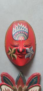 Vintage Javaans houtsnijwerk masker, Antiek en Kunst, Ophalen of Verzenden