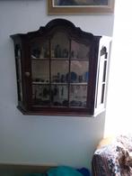 Vitrine hang kastje antiek eiken, Huis en Inrichting, Ophalen, Gebruikt, 50 tot 100 cm, Minder dan 100 cm