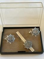 Oude manchetknopen dasspeld Gemeentepolitie, Verzamelen, Militaria | Algemeen, Verzenden, Landmacht, Nederland, Overige typen