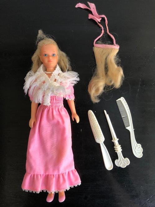 Deluxe Quick Curl Skipper #9428 1976 Barbie, Verzamelen, Poppen, Gebruikt, Fashion Doll, Ophalen of Verzenden