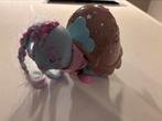 Keypers vintage plastic Schildpad turtle blauw paars!, Ophalen of Verzenden, Gebruikt