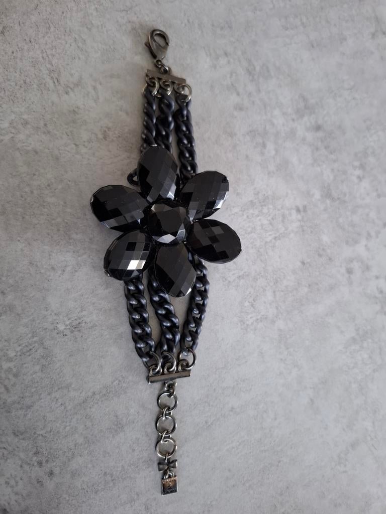 Camps en Camps armband zwart 21 cm, Ophalen of Verzenden, Zo goed als nieuw, Zwart