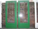 Openslaande Tuindeuren / 211,5 x 176 / Meranti HH / HR glas, Ophalen, Gebruikt